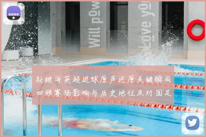 孙继海英超进球原声还原关键瞬间回顾赛场影响与历史地位及对国足影响