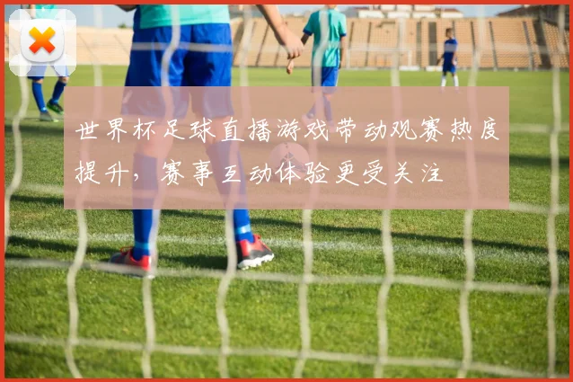 世界杯足球直播游戏带动观赛热度提升,赛事互动体验更受关注